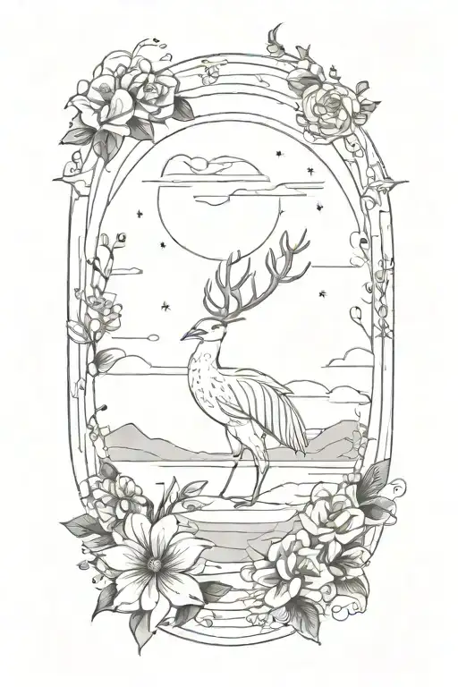 just before dawn tattoo design idea