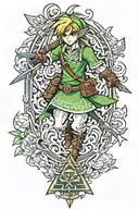 zelda tattoo design idea