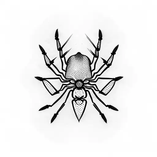 spider tattoo design idea