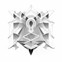 geometry cool  tattoo design idea