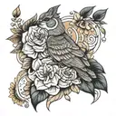 Angelina Adelina tattoo design idea