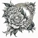 Angelina Adelina tattoo design idea
