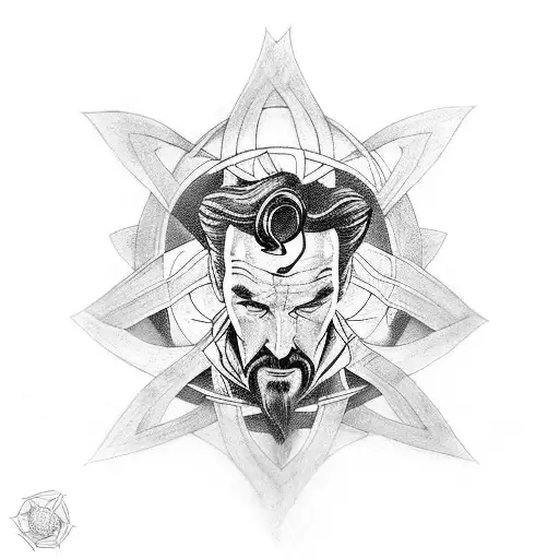 doctor strange tattoo design idea