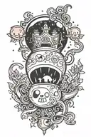 adventure time glob tattoo design idea
