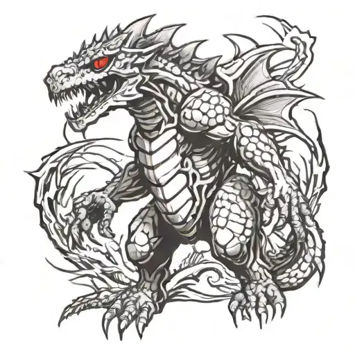 Kaiju no.8 tattoo design idea