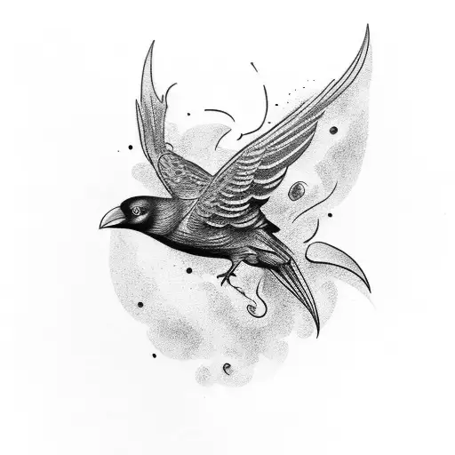 1,700+ Crow Tattoo Stock Photos, Pictures & Royalty-Free Images - iStock |  Raven, Eagle tattoo