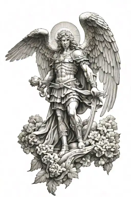 St Michael Arch Angel Michael tattoo design idea