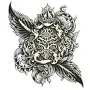 Spinal tattoo design idea