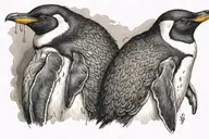 commando penguin tattoo design idea