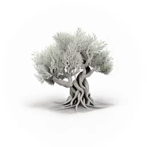 detailed olive tree tattoo design - Lemon8 Search