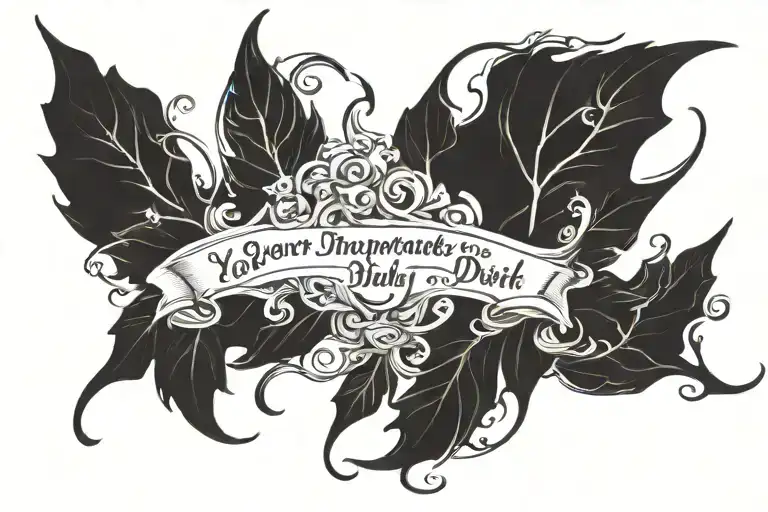 Tattoo based on the quote: "You learn the importance of light when you are in the dark." tattoo design idea