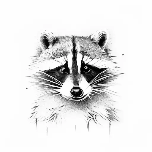 Raccoon Tattoo Images Browse 1877 Stock Photos  Vectors Free Download  with Trial  Shutterstock