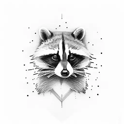 Raccoon and Wolf Tattoo design by senadragontooth on DeviantArt