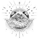 sunrise  tattoo design idea