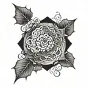 strong mind tattoo design idea