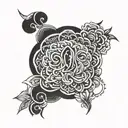 strong mind tattoo design idea