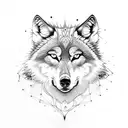 wolf learning to read  tattoo design idea