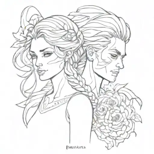 Patrick&Patricia tattoo design idea