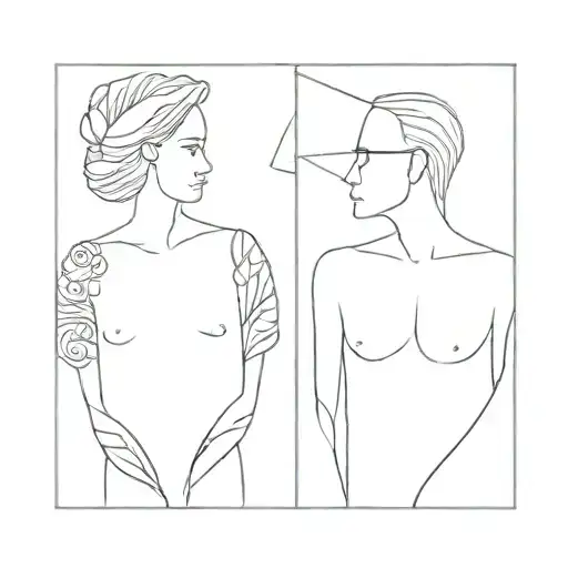 Patrick and Patricia tattoo design idea