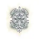 celtic cross tattoo design idea