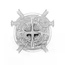 irish celtic cross tattoo design idea