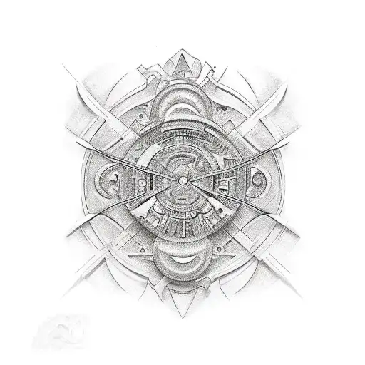 old fashioned tattoo design idea