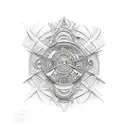 old fashioned tattoo design idea