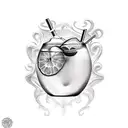 old fashioned drink tattoo design idea