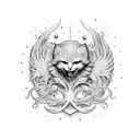 evermore album of taylor swift inspired tattoo design idea