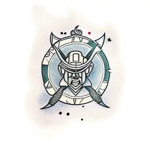 Spartan Capricorn  tattoo design idea