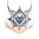 Viscera sigil from warframe tattoo design idea