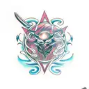 Viscera sigil from warframe tattoo design idea