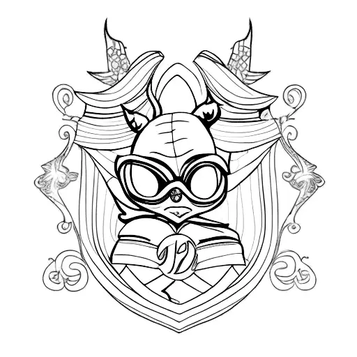 spine tattoo for woman incorporating harry potter and disney tattoo design idea