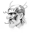 thor tattoo design idea