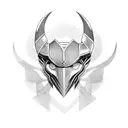 Loki chained up tattoo design idea