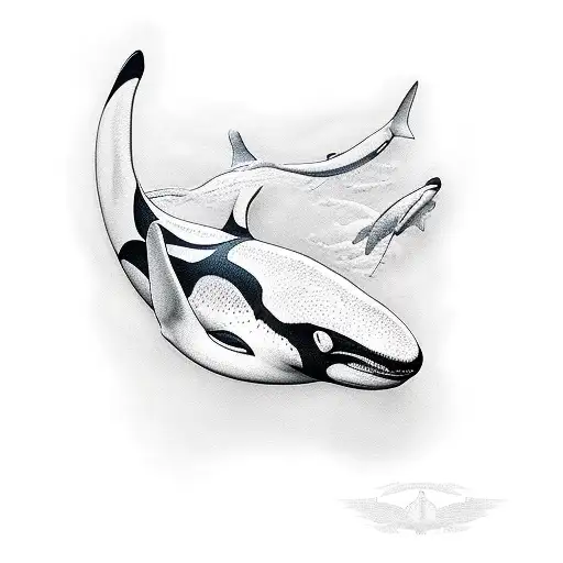 orca tattoo design idea