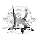 orca tattoo design idea