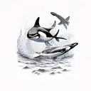 orca tattoo design idea