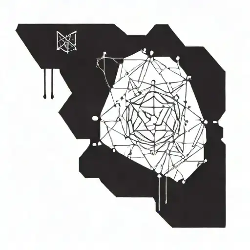 philosophy married with physics tattoo design idea