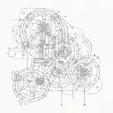 philosophy married with physics tattoo design idea