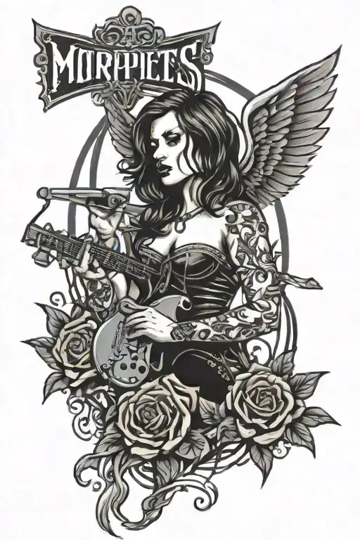 master of puppets album tattoo design idea