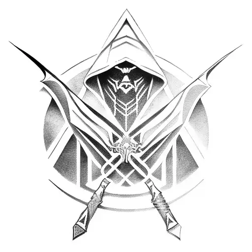 assassins creed tattoo design idea