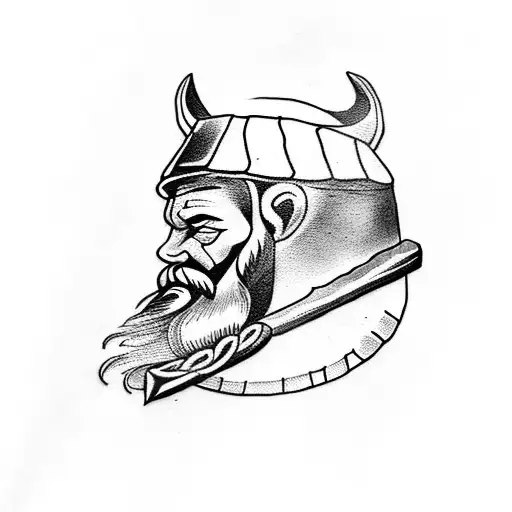 a viking tattoo. Middle of the tattoo there will be vegvisir and around it axes shields ships or vikings gods tattoo design idea