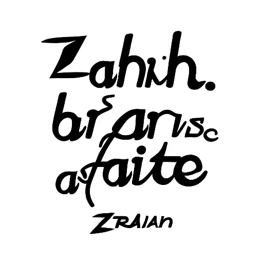 Zach Bryan lyrics  tattoo design idea