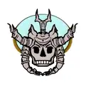 diablo skull with scorpion shape tattoo design idea