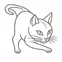 schrodingers cat  tattoo design idea
