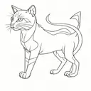 schrodingers cat  tattoo design idea