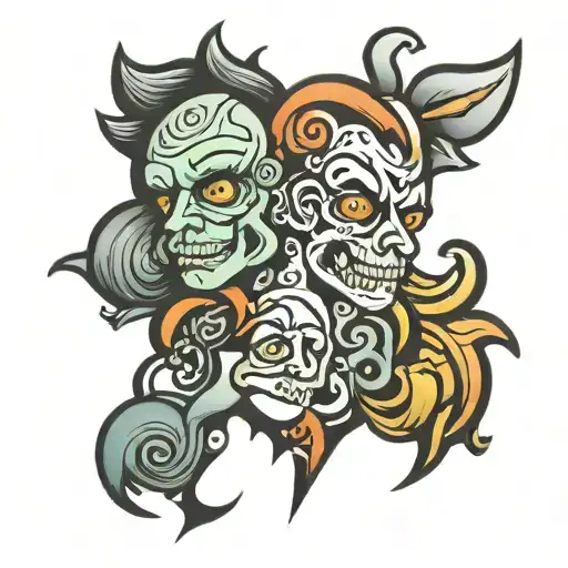 bipolar disorder tattoo design idea