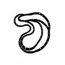 Gemini snake simple tattoo design idea