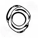 Gemini snake simple tattoo design idea